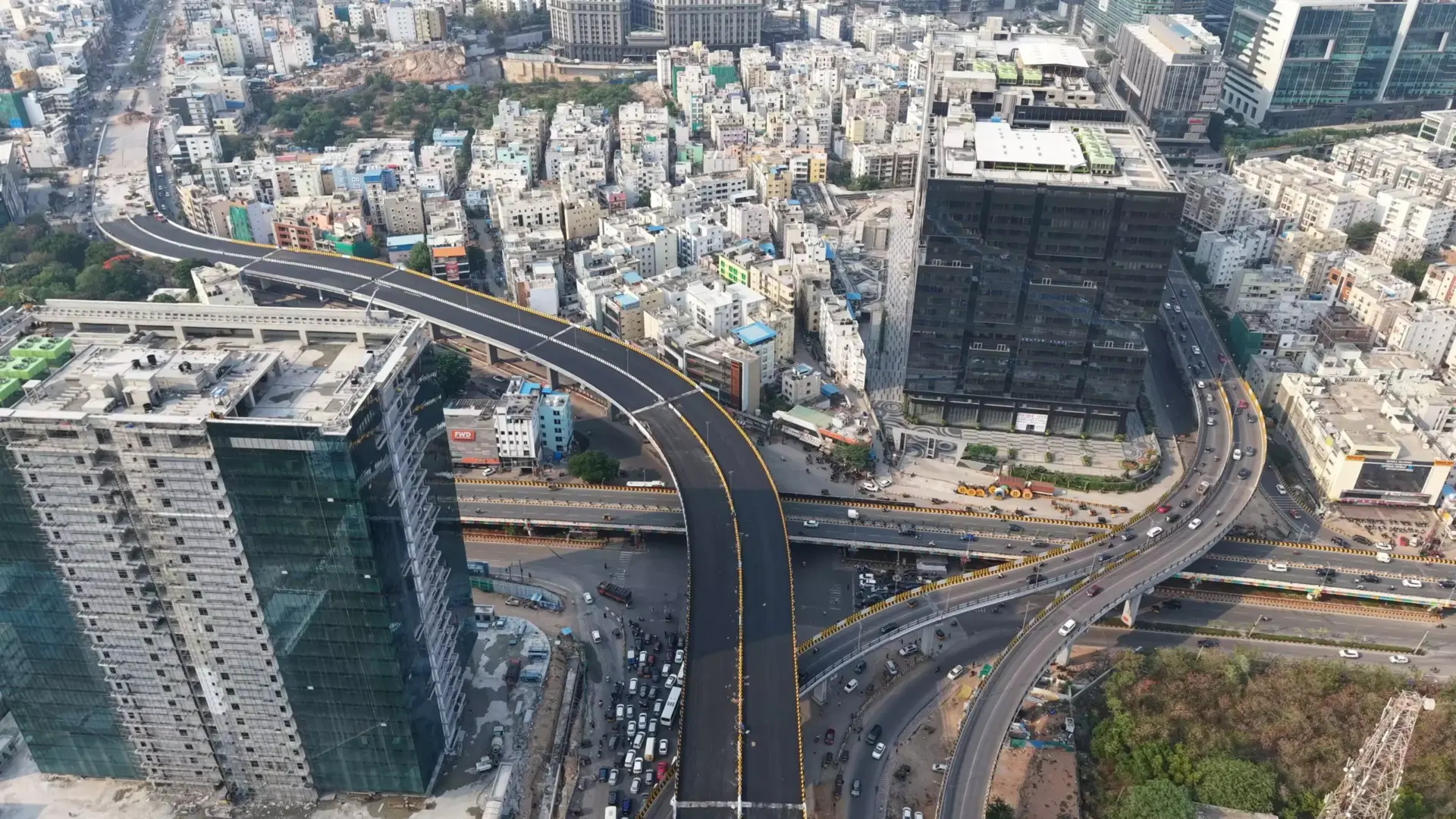 Hyderabad Flyover Opens Boosts Sustainable Urban Mobility.