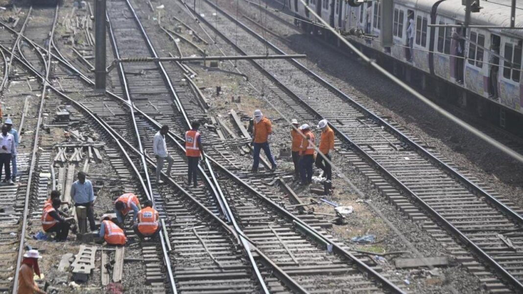 Mumbai WR schedules overnight jumbo block on Vasai–Vaitarna fast lines