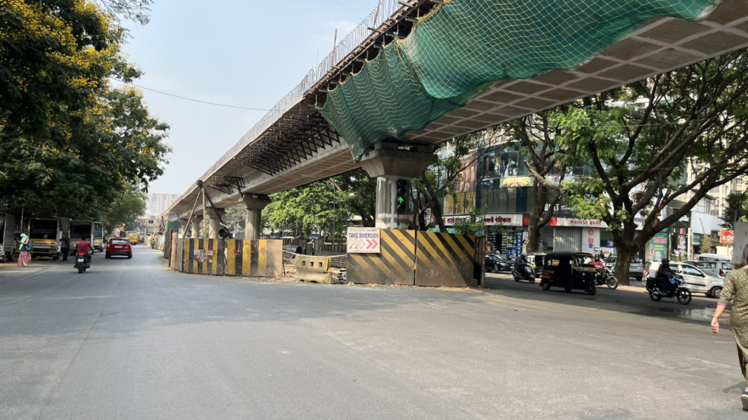 Pune Rain Halts Completion Work on Sinhagad Road Flyover Second Stretch