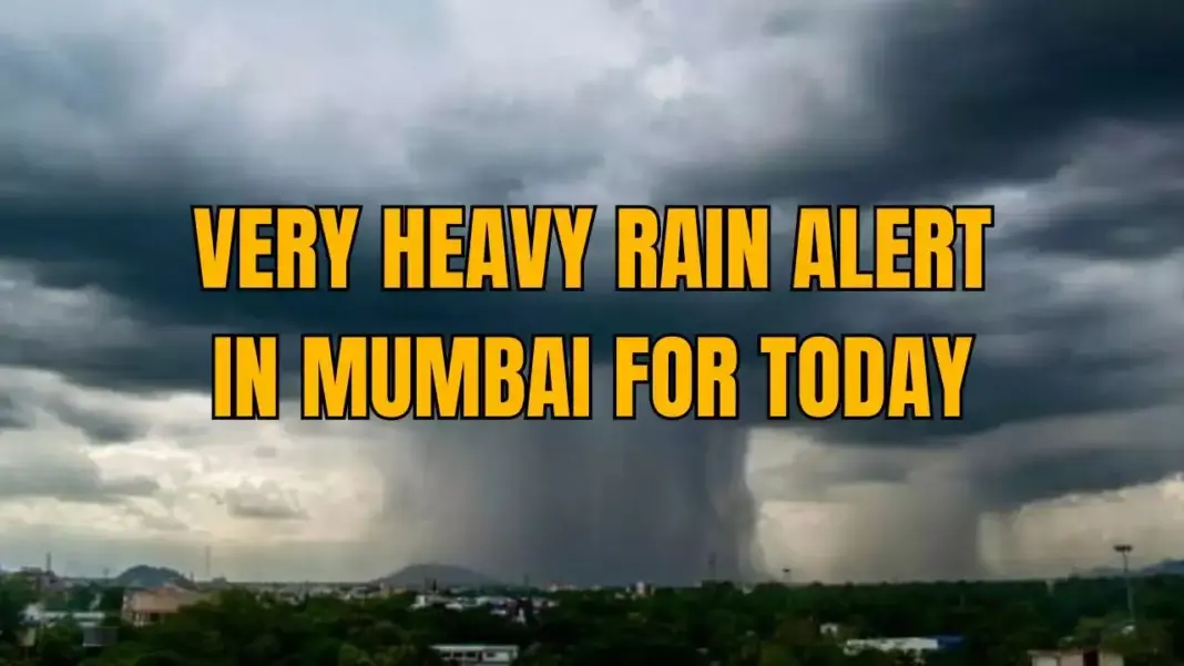 Mumbai Sees Heavy Rainfall from 8:30am to 5:30pm Today