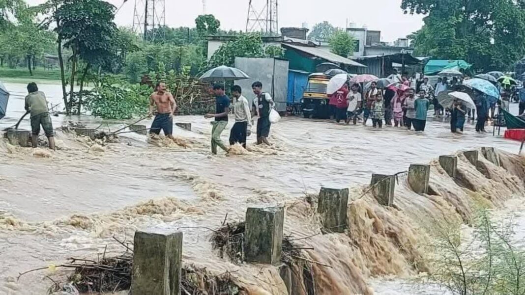 Chhatarpur Village Submerged as Rains Trigger Flash Flood Chaos