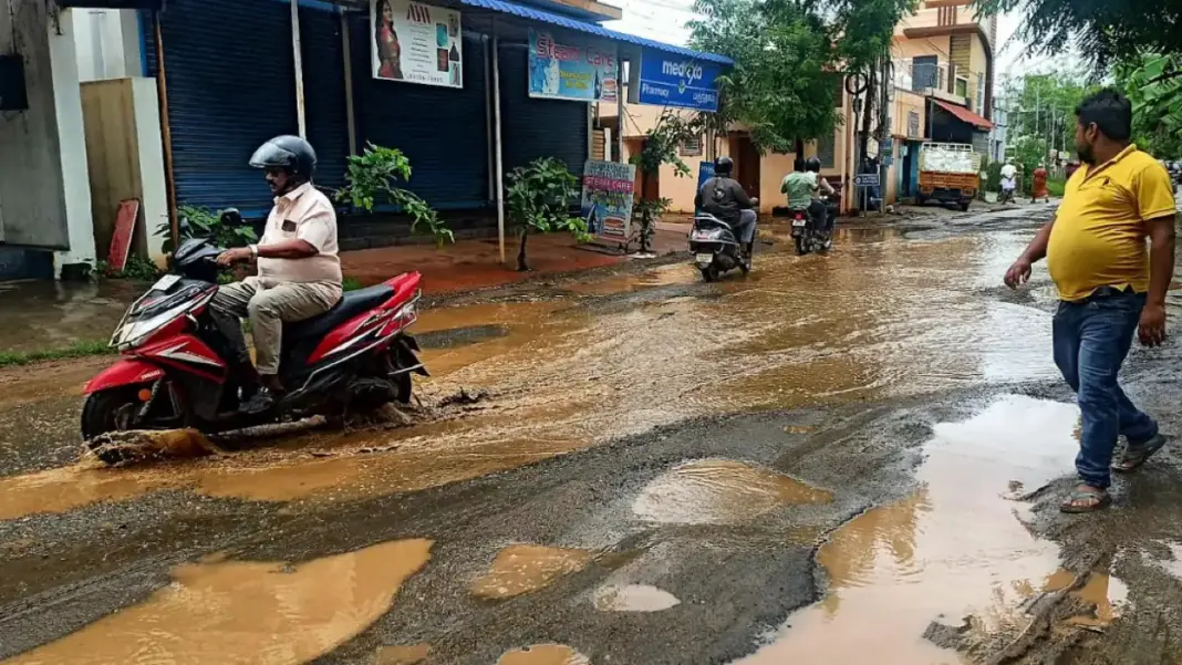 Coimbatore Begins Long-Delayed Road Repairs at MGR Market Amid Complaints