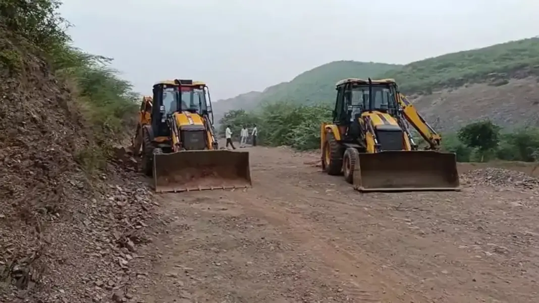 Nuh roads aid illegal mining as officials bypass border rules and ecology