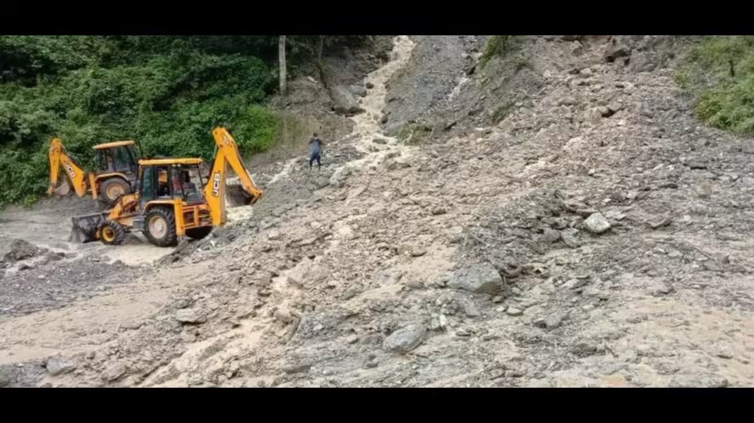 Darjeeling Records Multiple Landslides After Heavy Rainfall Damages Homes And School Property