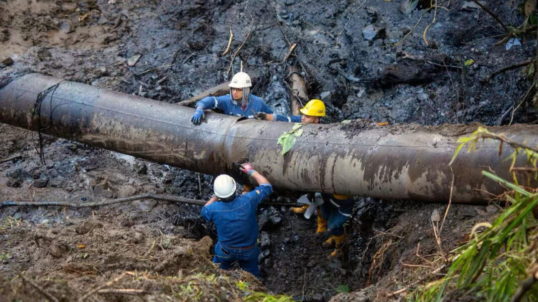Guirim Excavation Mishap Causes Pipeline Leak, Triggers Major Water Waste