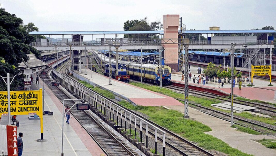 Salem Railway Section Gets Major Power Upgrade for Higher Freight Capacity