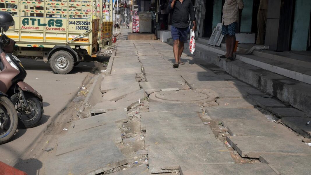 Chennai Pavements Near Schools Unsafe As Civic Neglect Stirs Public Fury