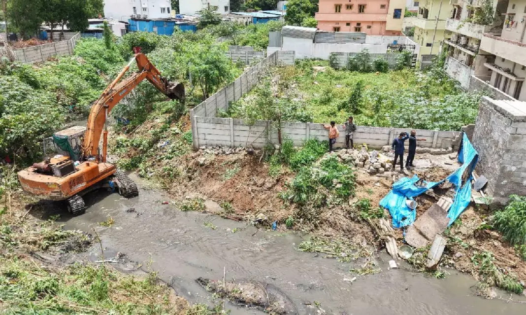 Hyderabad Launches Major Anti Encroachment and Nala Cleanup Drive Before Monsoon