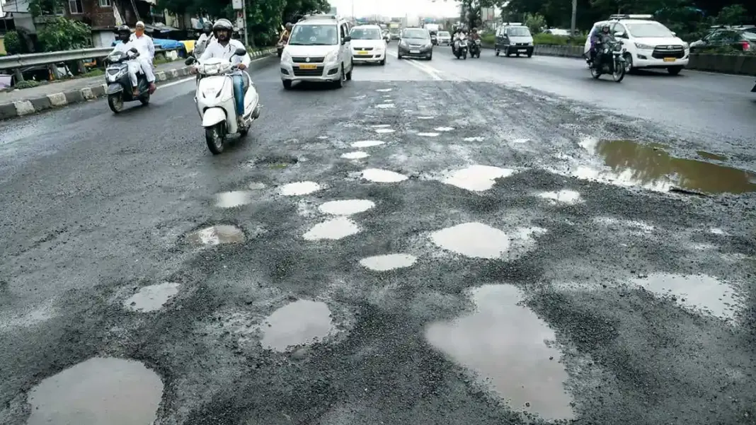 Pune Commuters Injured After Shoddy Road Repair Leads To Repeated Crashes