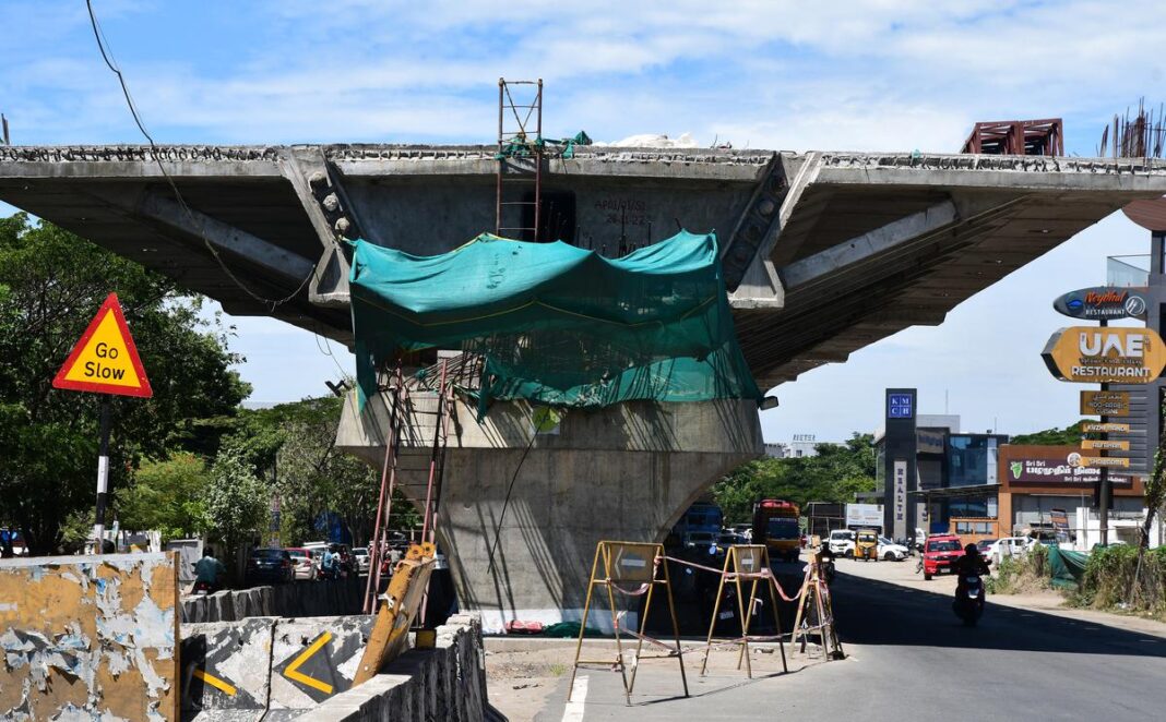 Coimbatore Flyover Work Triggers Diversions, City Braces for Peak Hour Disruptions