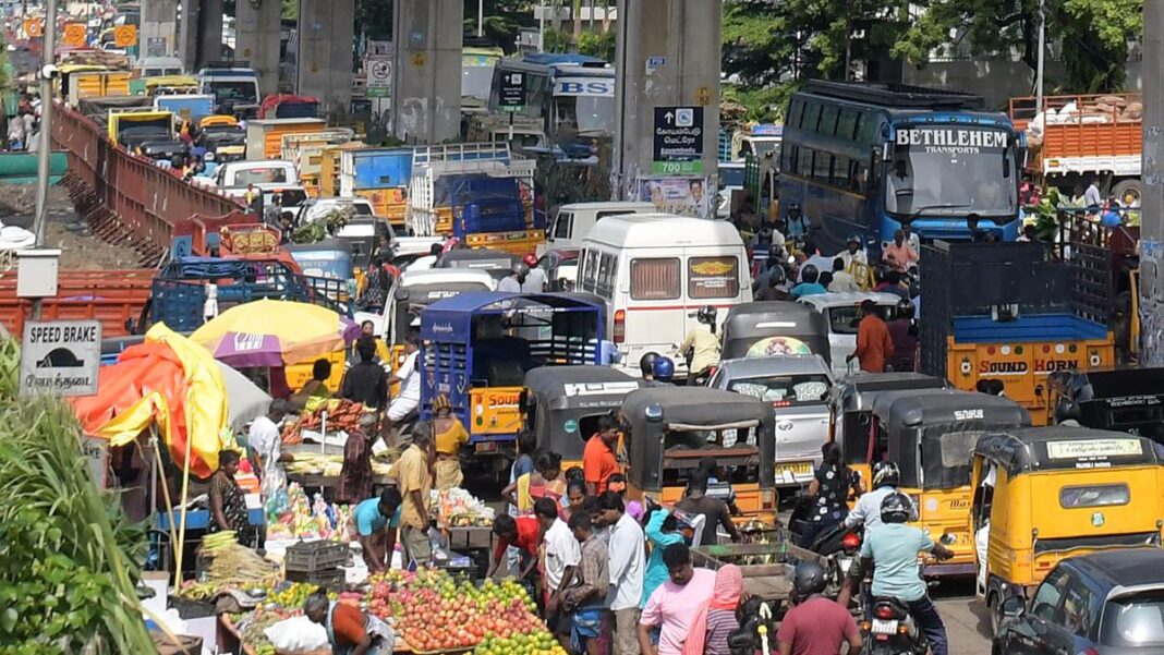 Chennai Traffic Jam Worsens As Railway Gate Closures Cause Long Delay
