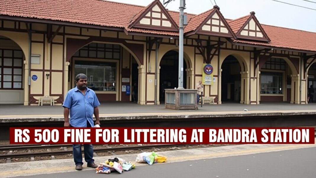 Mumbai Bandra Station Introduces Rs 500 Fine for Littering