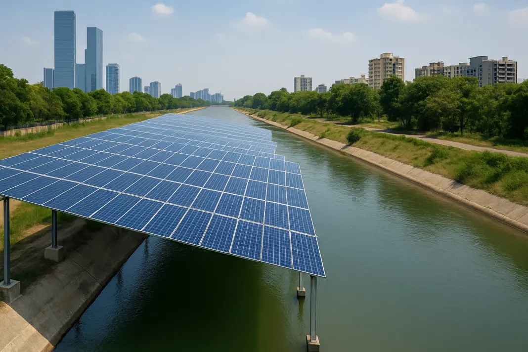 New Delhi plans solar canopy over Munak Canal to save water energy