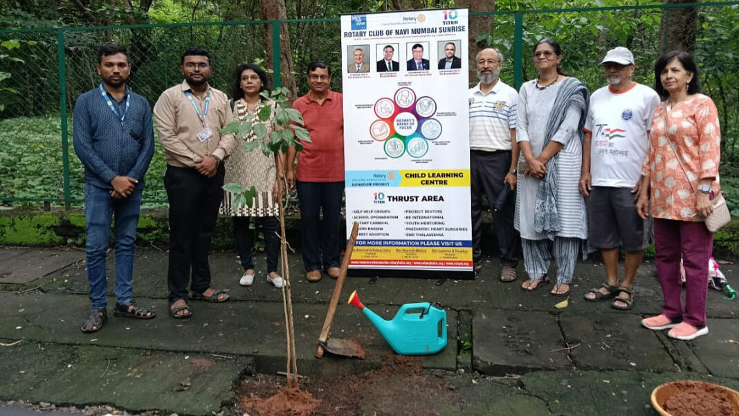 Panvel Municipal Corporation and Rotary Club Launch Kharghar Tree Drive