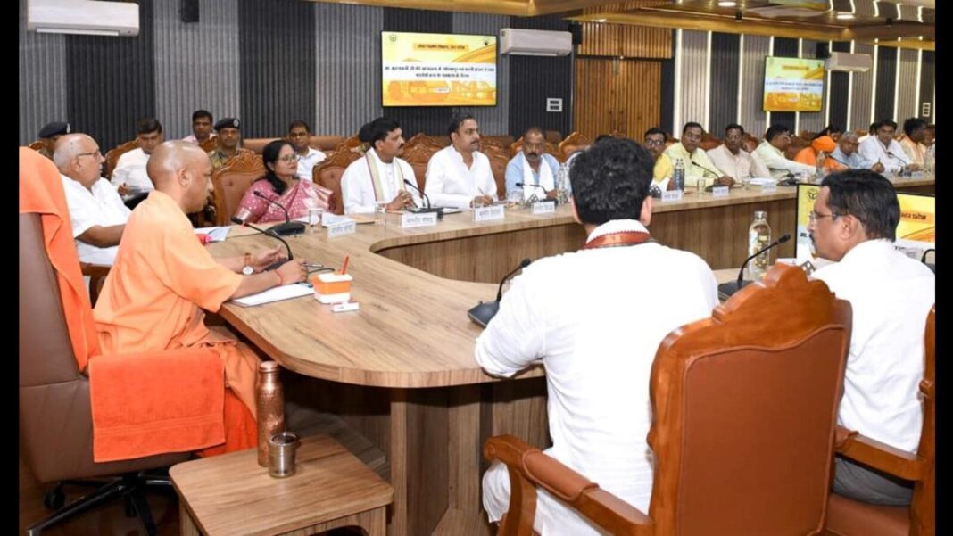 Yogi Adityanath reviews road projects across Gorakhpur‑Basti divisions urges proposals