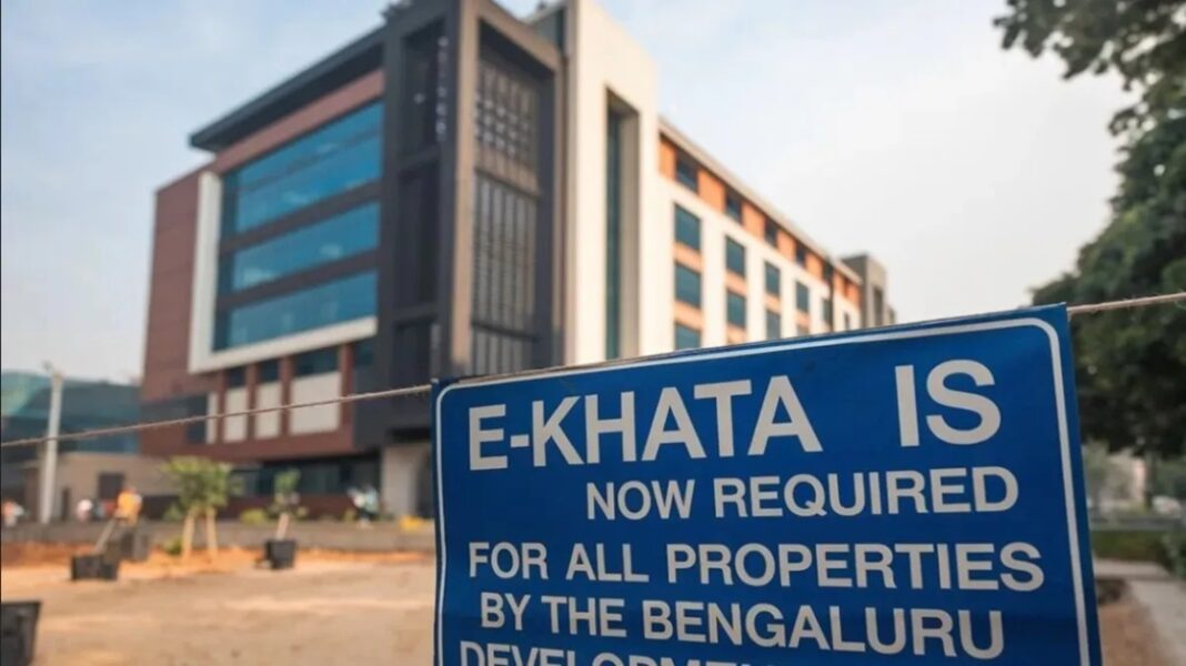 Bengaluru Begins Mandatory eKhata Registration for 25 Lakh BBMP Properties