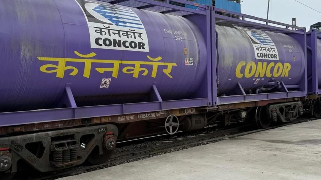 Bengaluru CONCOR to introduce 1000 tank containers for cement transport by rail