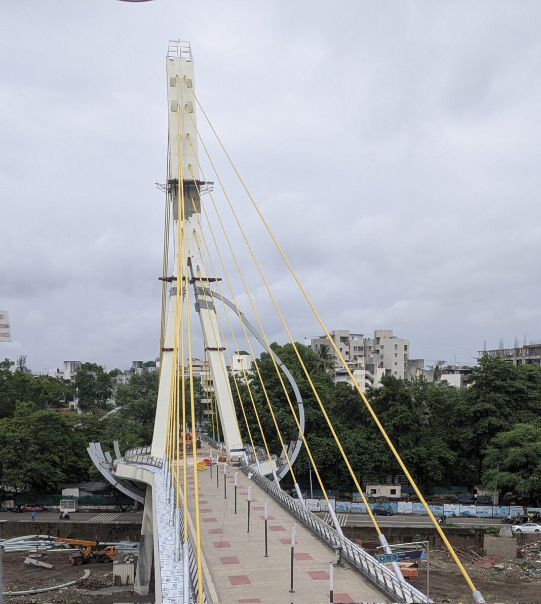 Pune Metros Veena Shaped Omkareshwar Bridge To Open In August Enhancing Connectivity