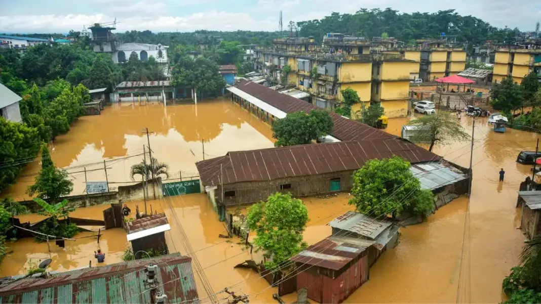 Nagaland Monsoon Rains Claims Lives Grounds Flights and Floods 70 Villages