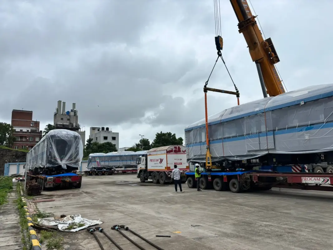 Patna Metro Receives First 3 Coach Trainset Boosting Priority Corridor Launch