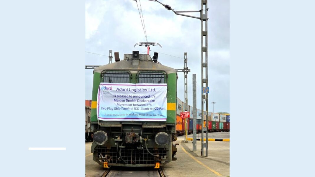 Ahmedabad Becomes Indias Freight Trailblazer With First Double Stack Rail Between Vapi and Haryana