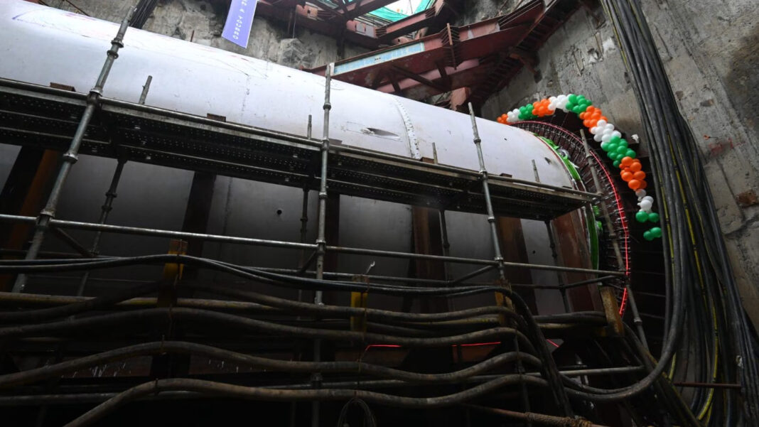 Kolkata Metro Begins Underground Tunnel Dig With TBM Durga For Purple Line