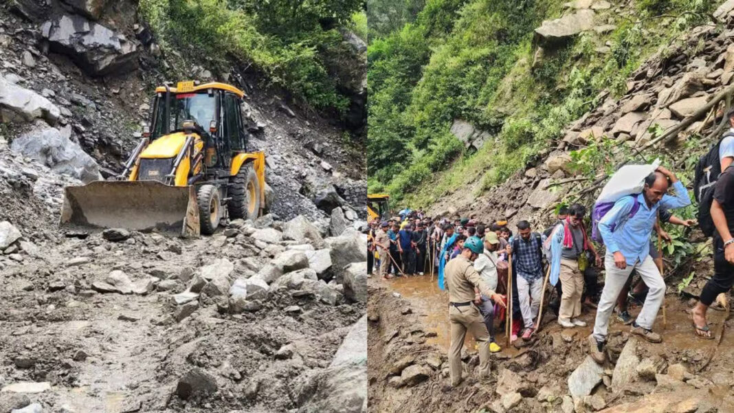 Uttarakhand Traffic Resumes on Badrinath Highway After Clearing Nandprayag Umatta Debris