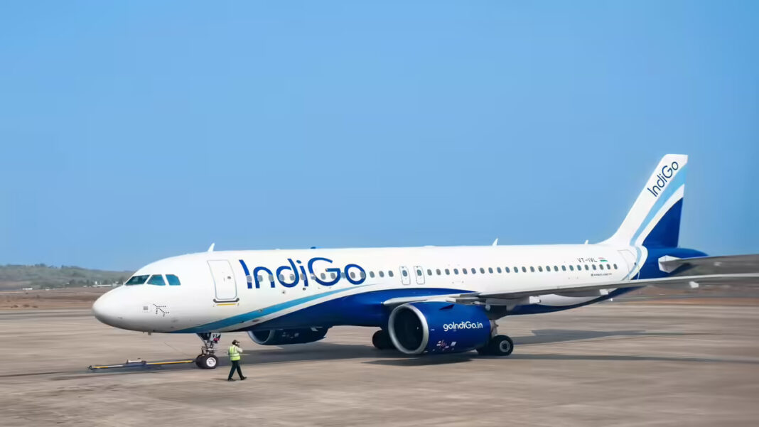 Jabalpur - Mumbai Indigo Flight Delayed Four Hours Due To Flat Tyre