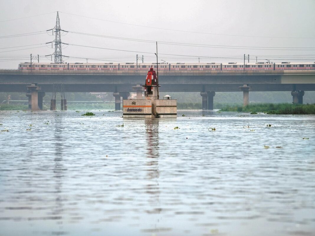 Delhi Yamuna River Crosses Danger Mark Second Time This Year, Raising Alarm