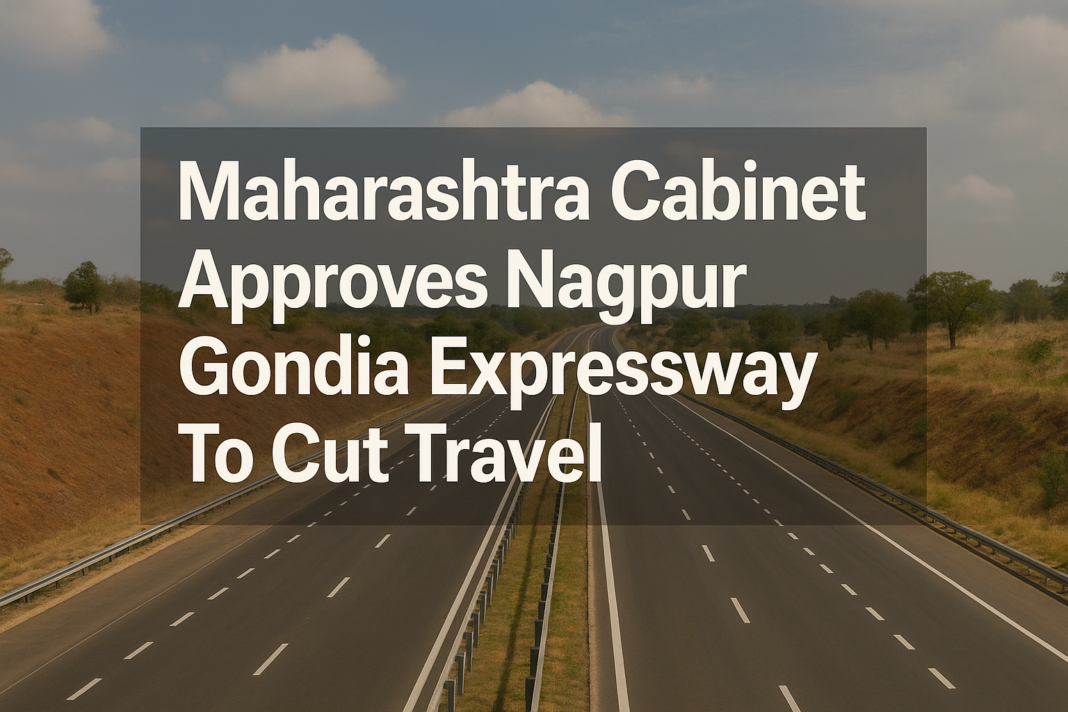 Maharashtra Cabinet Approves Nagpur Gondia Expressway To Cut Travel