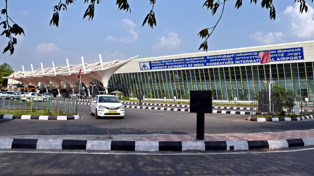 Coimbatore Airport Records Historic 9.5 Lakh Passenger Traffic in a Single Quarter