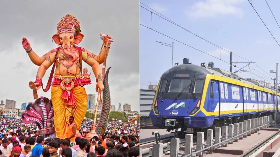 Mumbai Metro extends midnight services, adds 12 trips for Ganeshotsav
