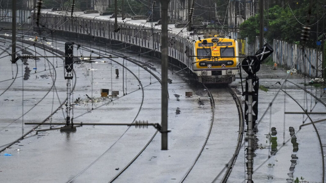 Mumbai Local Trains Delay Due To Heavy Rain, Waterlogging And Poor Visibility