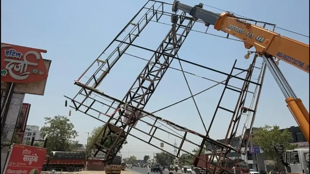 Pune Authorities Launch Crackdown As Illegal Hoardings Surge Across Metropolitan Region