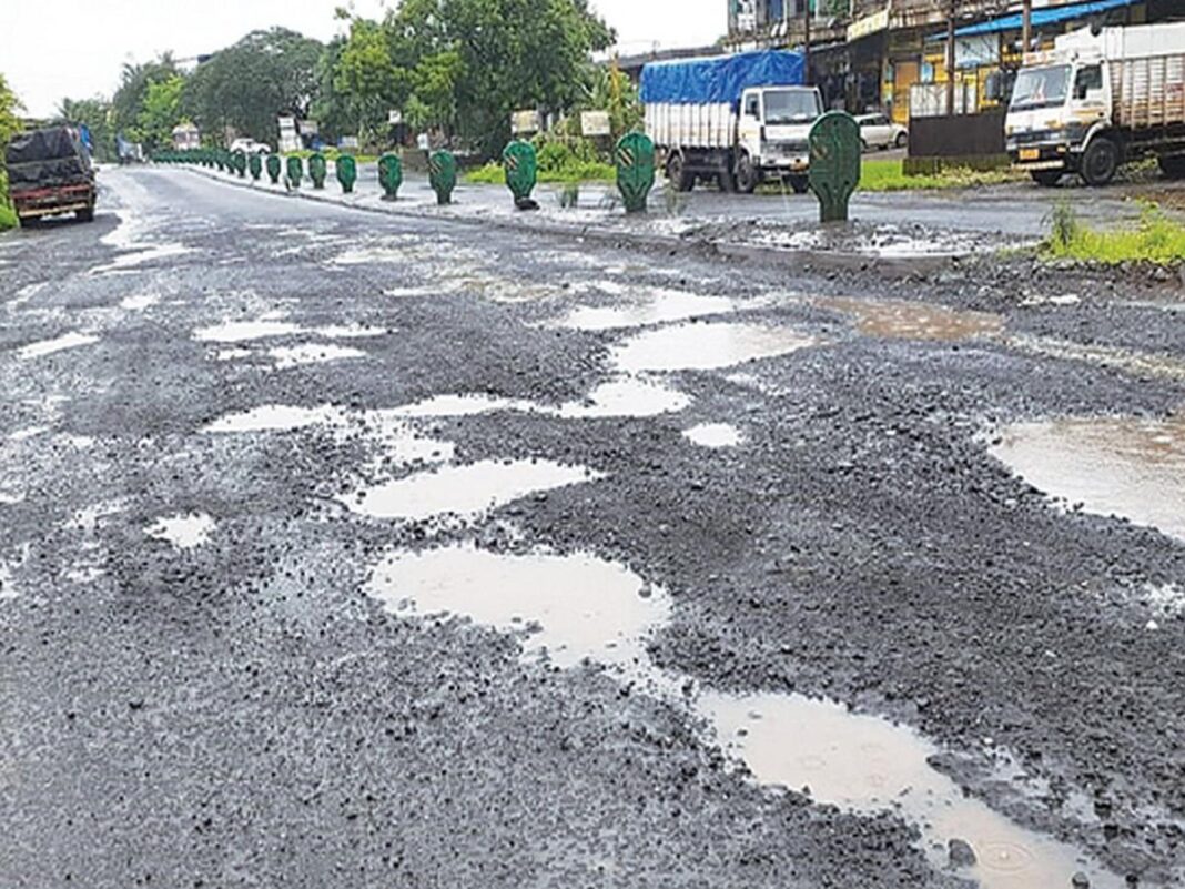 Thanes Pothole-Ridden Highways Cause Delays in Festive Goods Supply