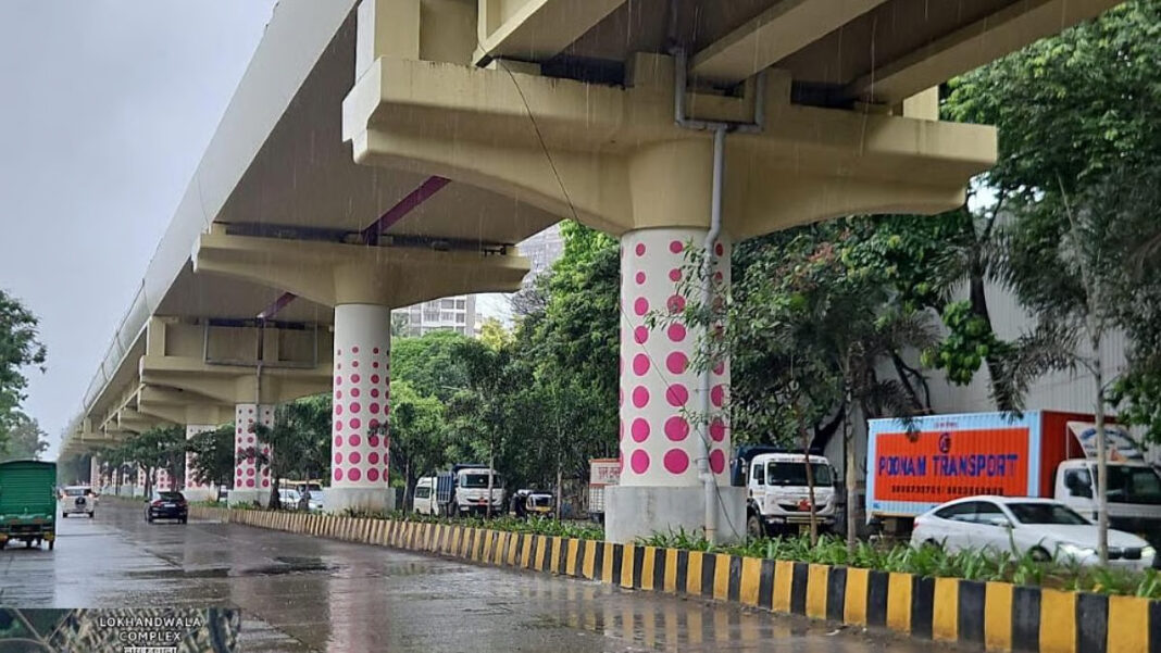 MMRDA Paints 2537 Metro Pillars To Beautify Mumbai Corridors