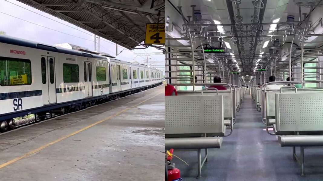CR Installs Automatic Door In Non AC Local Train Coach