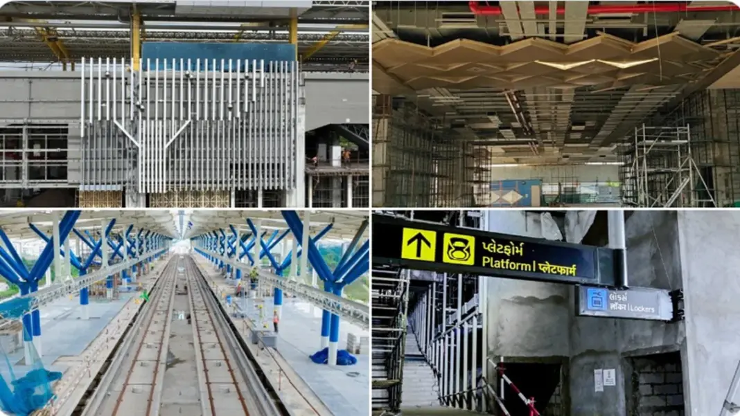 Mumbai Ahmedabad bullet train stations unveiled with tunnels and progress updates