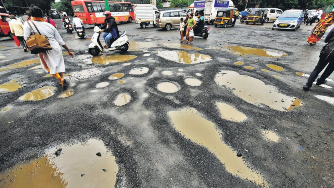 Mumbai roads remain riddled with potholes despite Ganeshotsav readiness claims