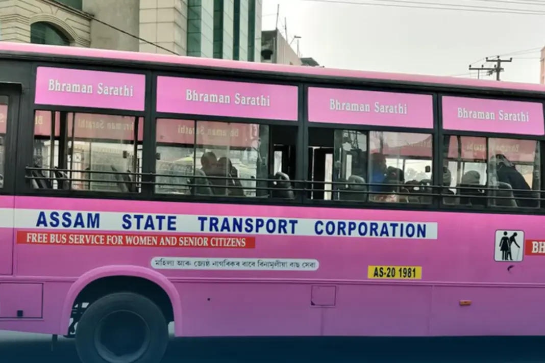 Lucknow Free Bus Rides Contrast Guwahati Scheme Loss