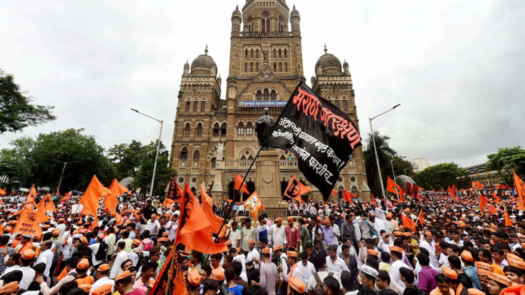 Mumbai Maratha Quota Protest Blocks Traffic On Sion Panvel Highway