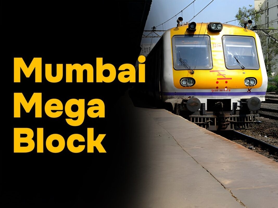 Mumbai Rail Conducts Mega Fast Line Block Sunday