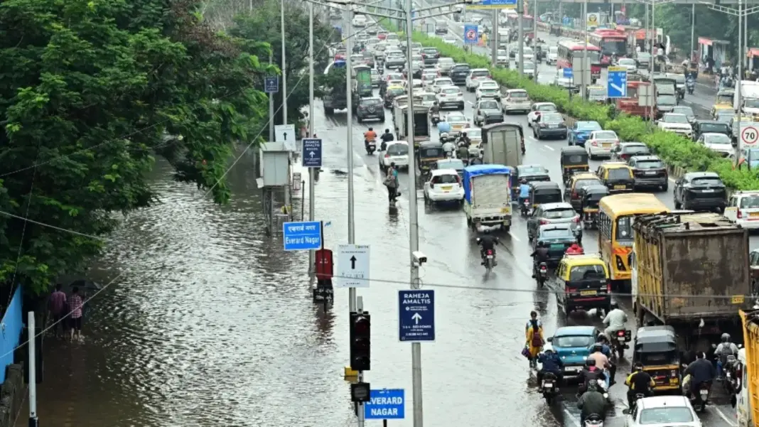 Pune faces long traffic jams after hours of heavy nonstop rainfall