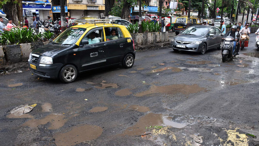 Navi Mumbai Citizens Complain Of Dangerous Pothole Roads In Kharghar Residential Sectors