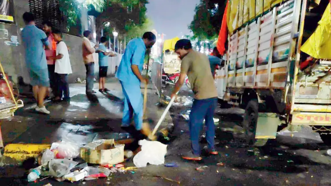 Navi Mumbai Clears 21 Tonnes Waste Overnight After Massive Maratha Protest Gathering
