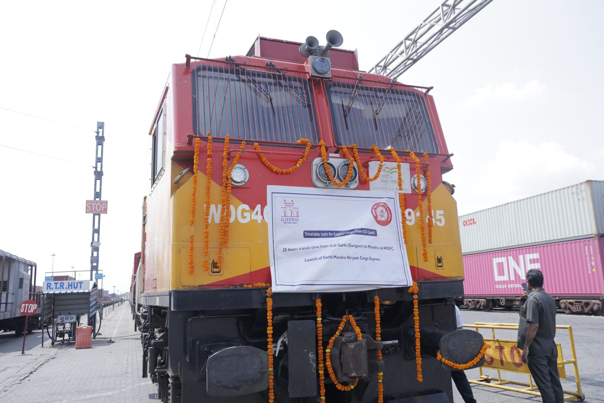 Gurgaon Launches Garhi Mundra Cargo Rail Service Boosting Export Trade