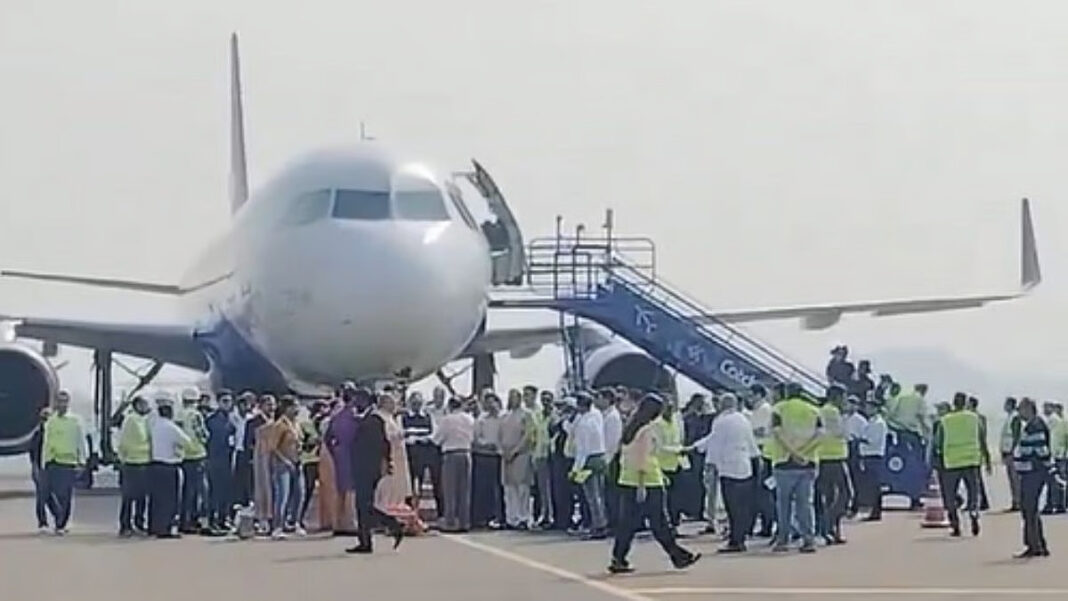 Navi Mumbai Airport Marks Inaugural Aircraft Arrival As Private Jet Successfully Lands