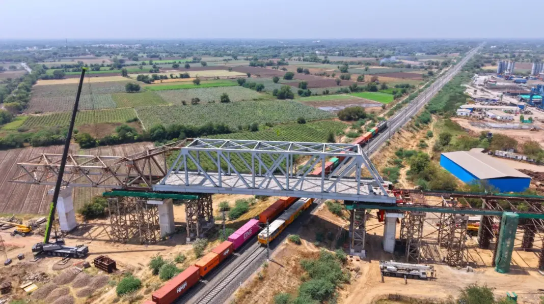 Mumbai Palghar Launches 970 Tonne Girder For Bullet Train Project
