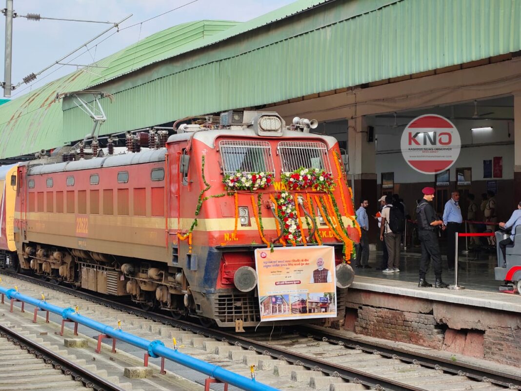 Kashmir Delhi Parcel Train Flagged Off Today To Boost Connectivity