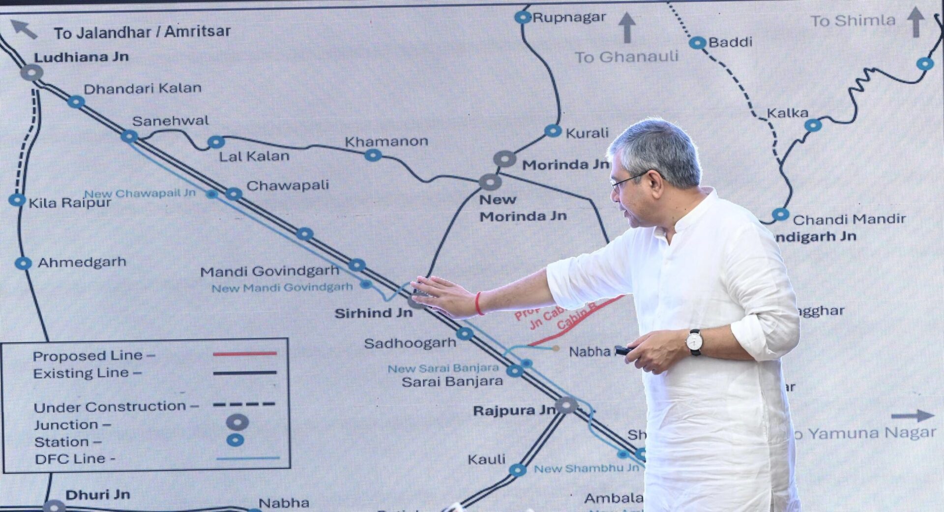 Punjab Approves 443 Crore Rajpura Mohali Rail Line Project Connecting Chandigarh